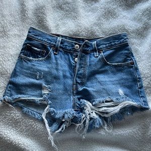 American Eagle 501 High Waisted Shorts